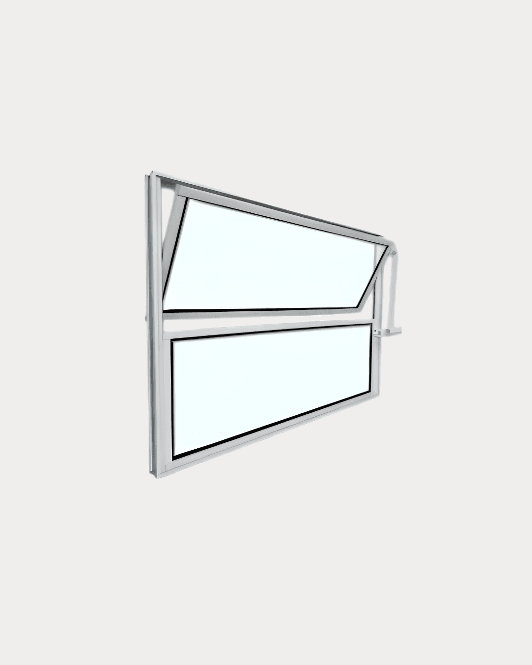 VITRO BASC. ALUMINIO BRANCO FUME 40X60 (16MM)