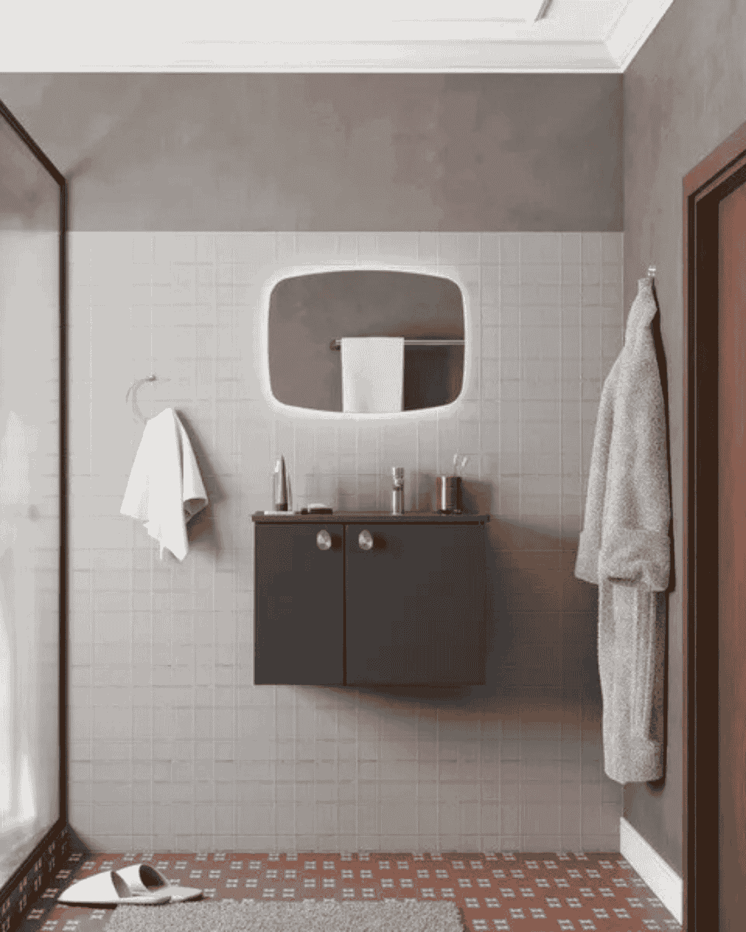 COZIMAX P103358 KIT ACO TARUMA MON PR LAV PRETO FOSCO C/ ESPELHEIRA miniatura 2