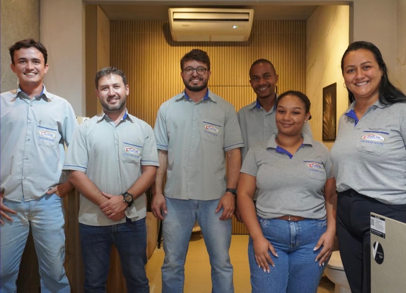 Interior da loja Tijolar Materiais de Construção
